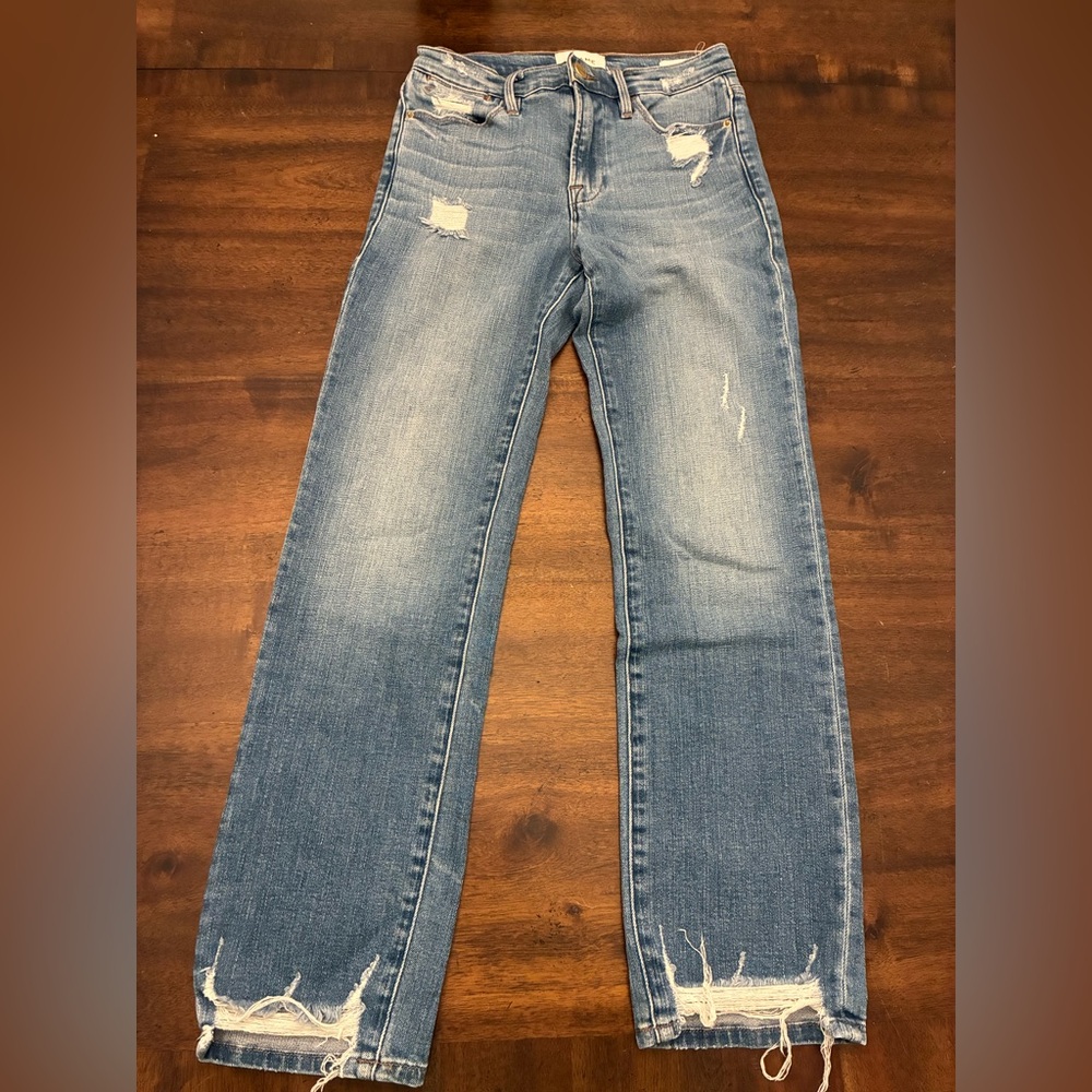 Frame Le High Straight Jeans Women’s 25 Blue